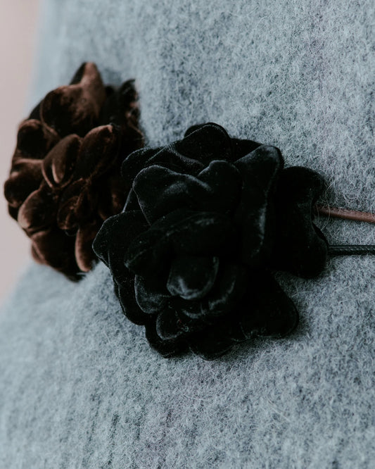 Day Et Velvet Flower Belt Black