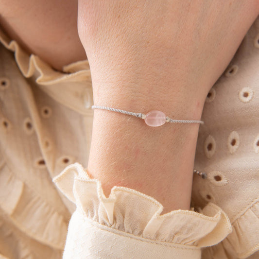 A Beautiful Story Bracelet Rose Quartz