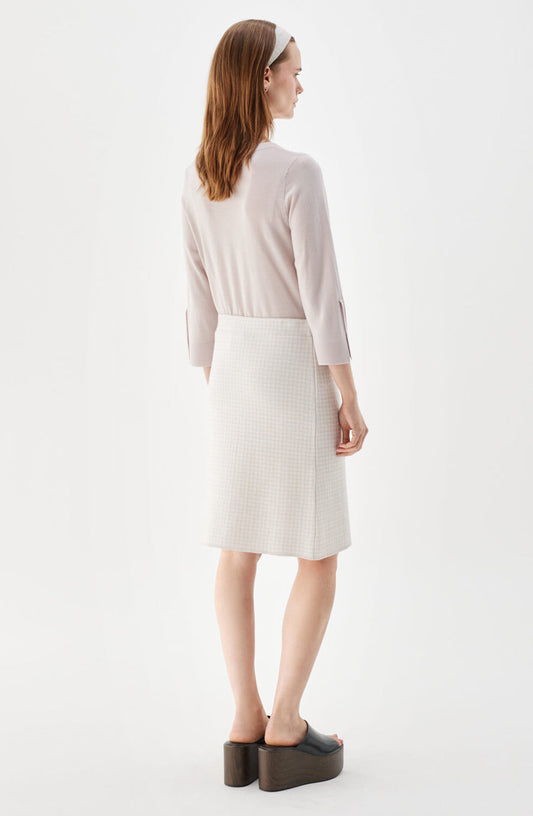 Busnel Minelle Pepita Skirt Light Rose