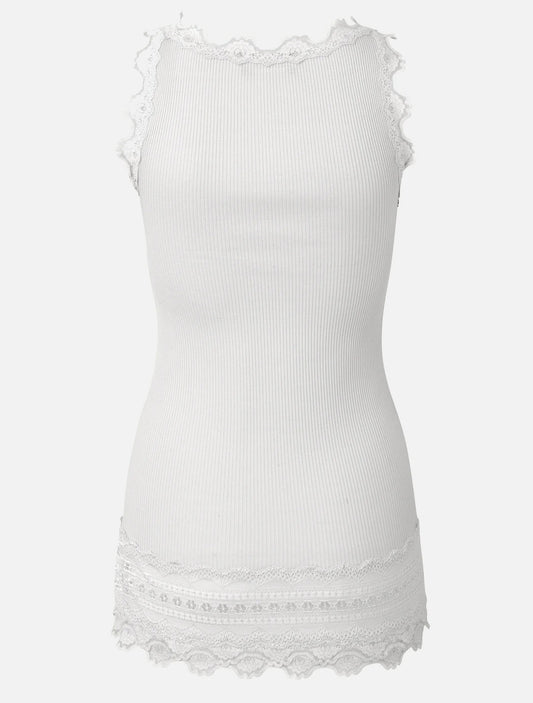 Rosemunde Silk Top New White