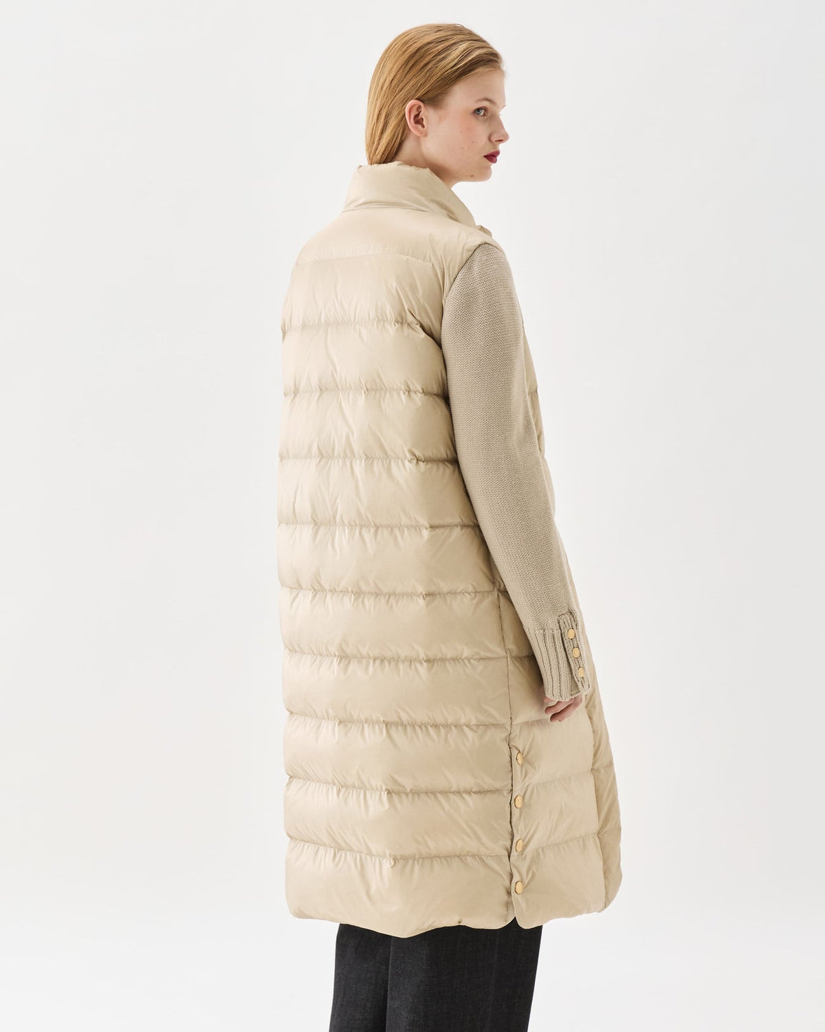 Busnel Celia Down Coat Light Beige