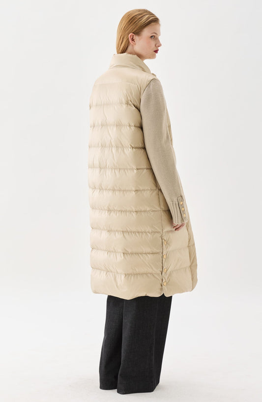 Busnel Celia Down Coat Light Beige