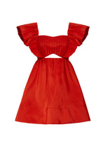 Lataa kuva Galleria-katseluun, Malina Bree Mini Dress Summer Red
