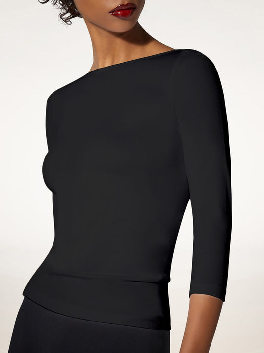 Wolford Cordoba Top Long Sleeves Black