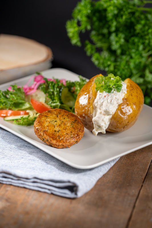 Falafel uuniperuna