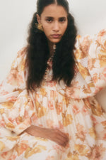 Lataa kuva Galleria-katseluun, Malina Tyra High Neck Balloon Sleeve Mini Dress
