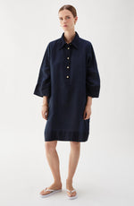 Lataa kuva Galleria-katseluun, Busnel Ninette Solid Dress Marine
