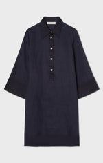 Lataa kuva Galleria-katseluun, Busnel Ninette Solid Dress Marine
