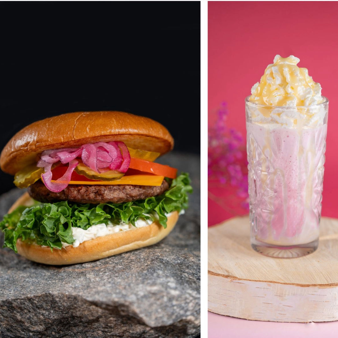 Burger-ateria kahdelle