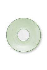 Lataa kuva Galleria-katseluun, Pip Studio Set/2 Espresso Cups and Saucers Lily&amp;Lotus green 120ml
