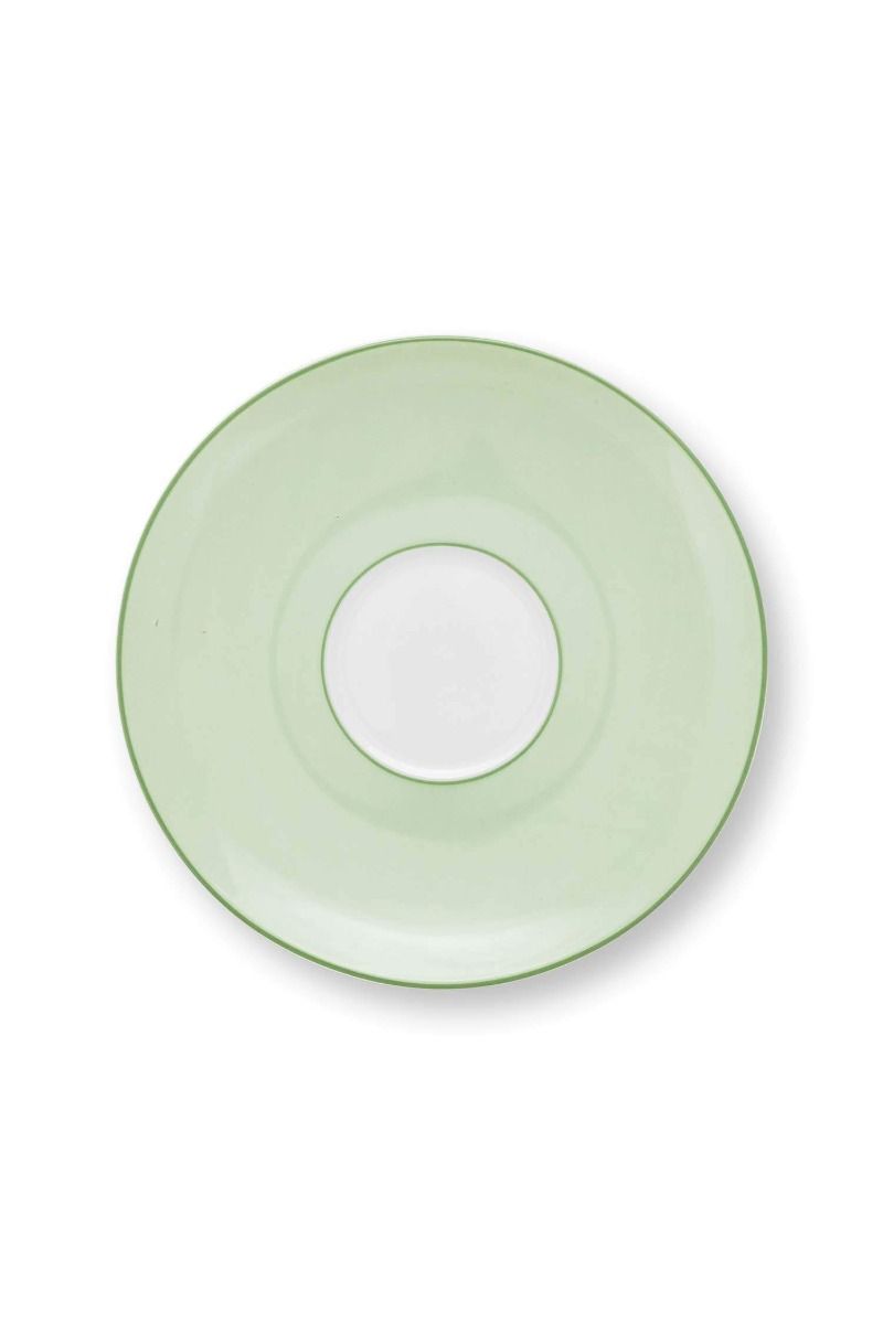 Pip Studio Set/2 Cups and Saucers Lily&Lotus light green 280ml