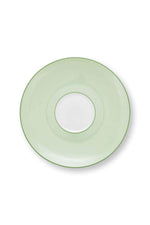 Lataa kuva Galleria-katseluun, Pip Studio Set/2 Cups and Saucers Lily&amp;Lotus light green 280ml
