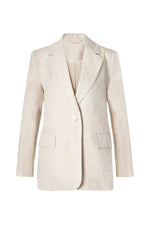 Lataa kuva Galleria-katseluun, Malina Vera Fitted Linen Blazer
