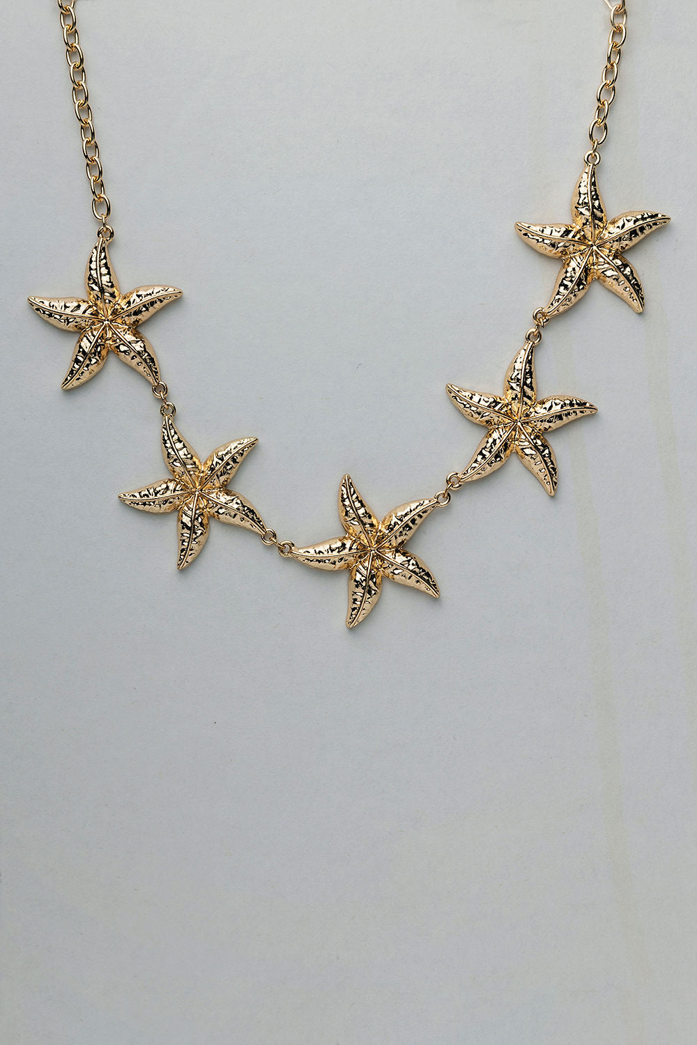 Bow 19 Starfish Necklace Gold