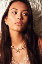 Lataa kuva Galleria-katseluun, Bow 19 Starfish Necklace Gold

