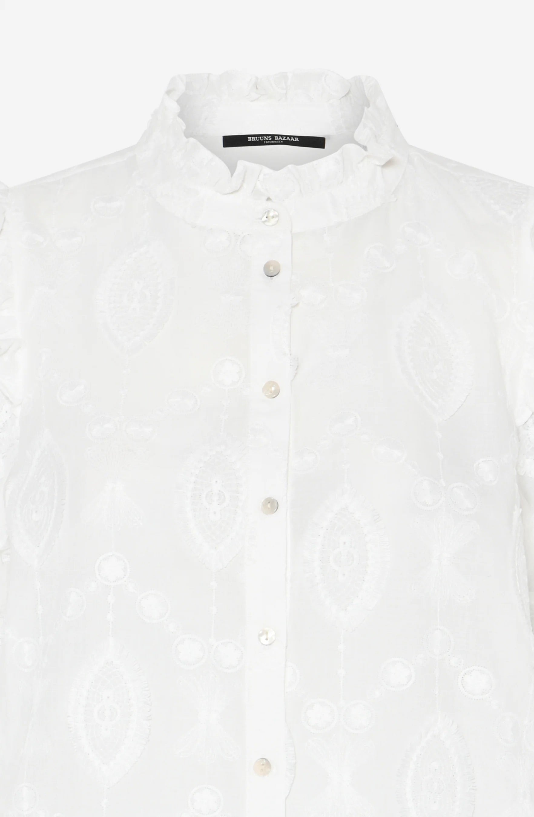 Bruuns Bazaar Canterbury BBCaro Shirt White