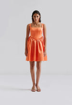 Lataa kuva Galleria-katseluun, Malina Livia Mini Dress Papaya
