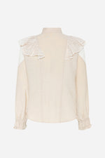 Lataa kuva Galleria-katseluun, Bruuns Bazaar Lace Blouse Frill
