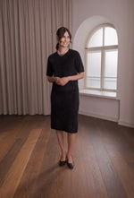 Lataa kuva Galleria-katseluun, Original Story Polvipituinen Kashmirhame Black
