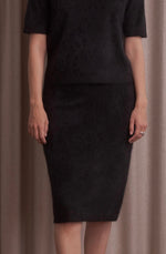 Lataa kuva Galleria-katseluun, Original Story Polvipituinen Kashmirhame Black
