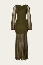 Lataa kuva Galleria-katseluun, Malina Haisley Maxi Dress Olive
