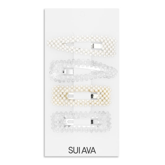 Sui Ava Pearly Hair Clips 4