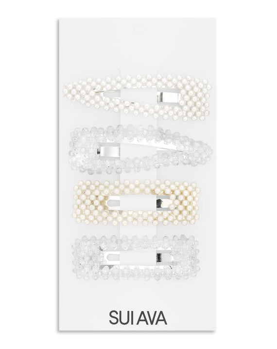 Sui Ava Pearly Hair Clips 4