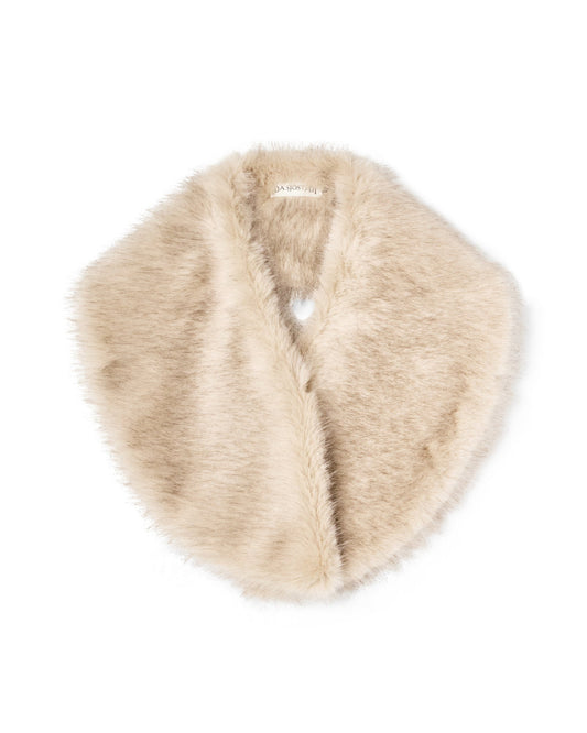 Ida Sjöstedt Lucky Fur Collar Light Beige
