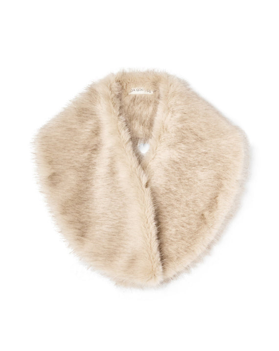 Ida Sjöstedt Lucky Fur Collar Light Beige