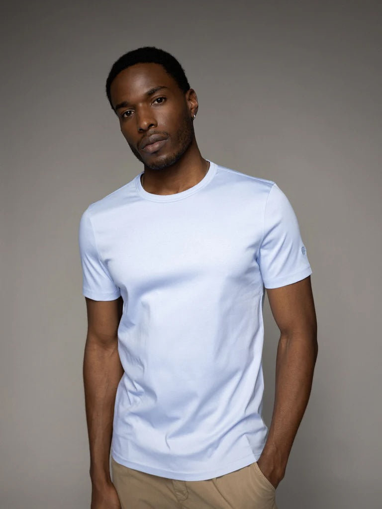Mos Mosh Gallery Perry Tee light blue