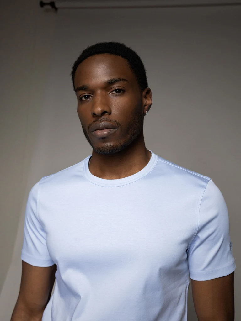 Mos Mosh Gallery Perry Tee light blue