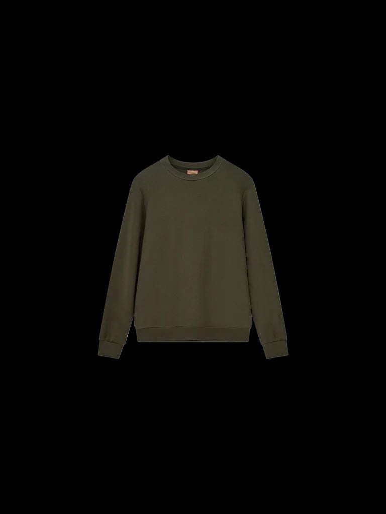Mos Mosh Gallery Abel Crew Sweater army green