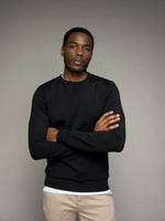 Lataa kuva Galleria-katseluun, Mos Mosh Gallery Abel Crew Sweater black
