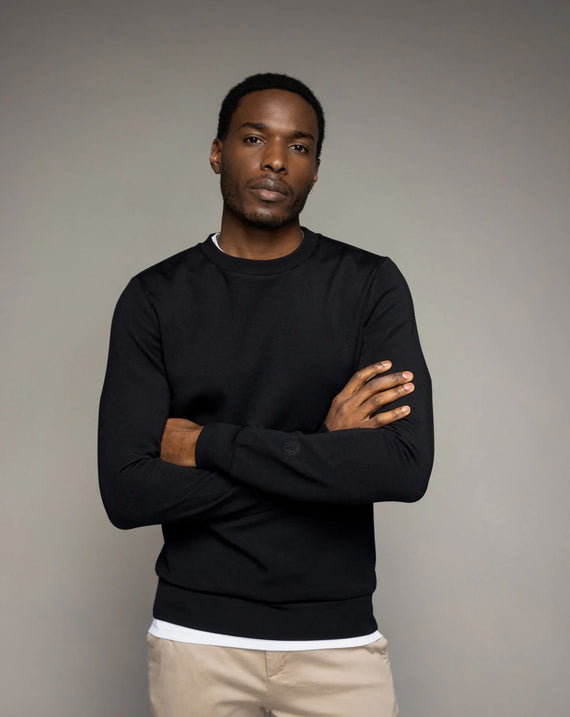 Mos Mosh Gallery Abel Crew Sweater black