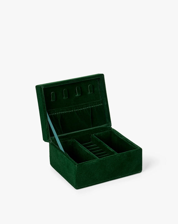Day Et Velvet Jewelry Case darkest spruce small