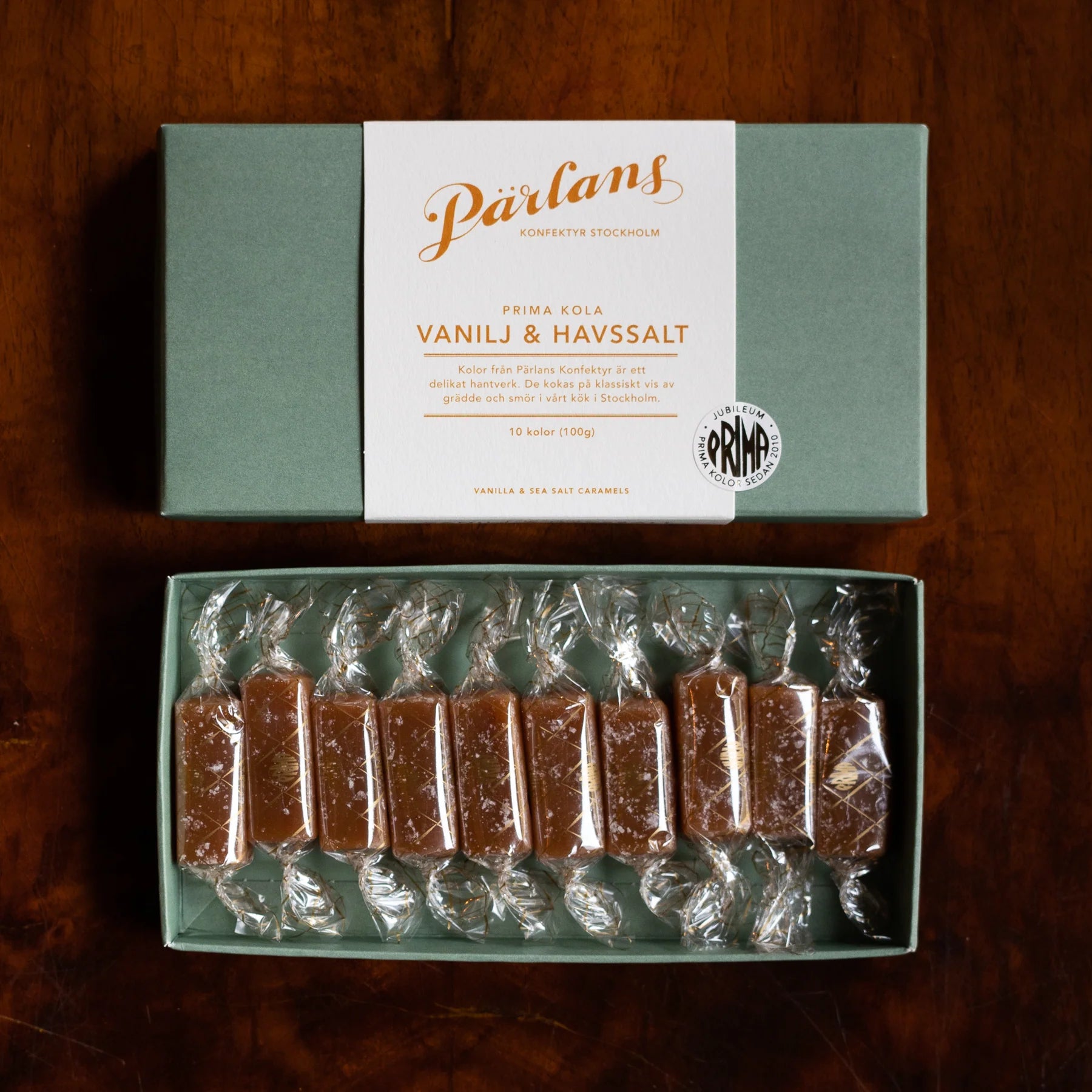 Pärlans caramel vanilla&sea salt 10 pieces