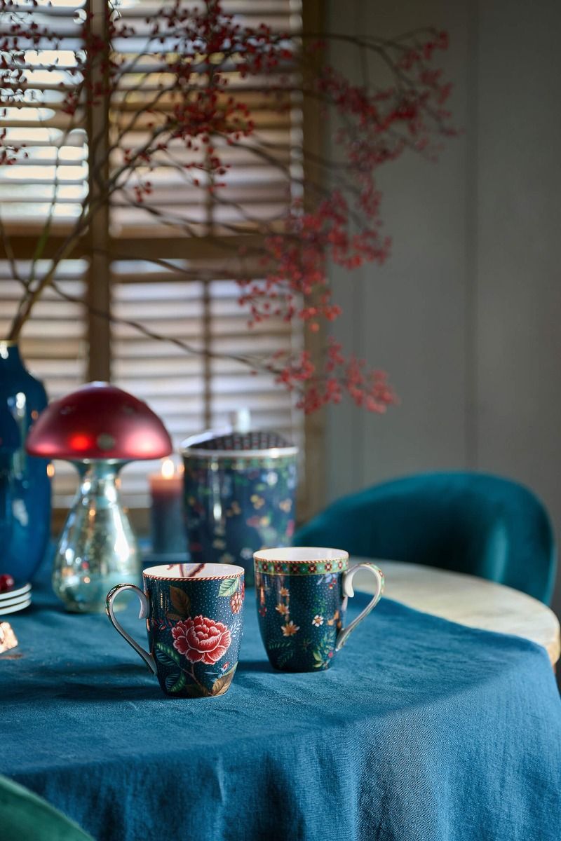 Pip Studio Mug Large Berry Blues Blue 350ml