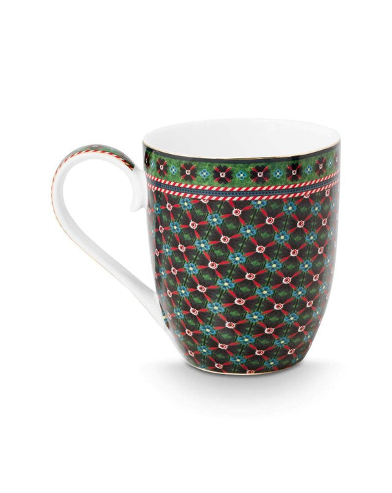 Pip Studio Mug XL Clover Green 450ml