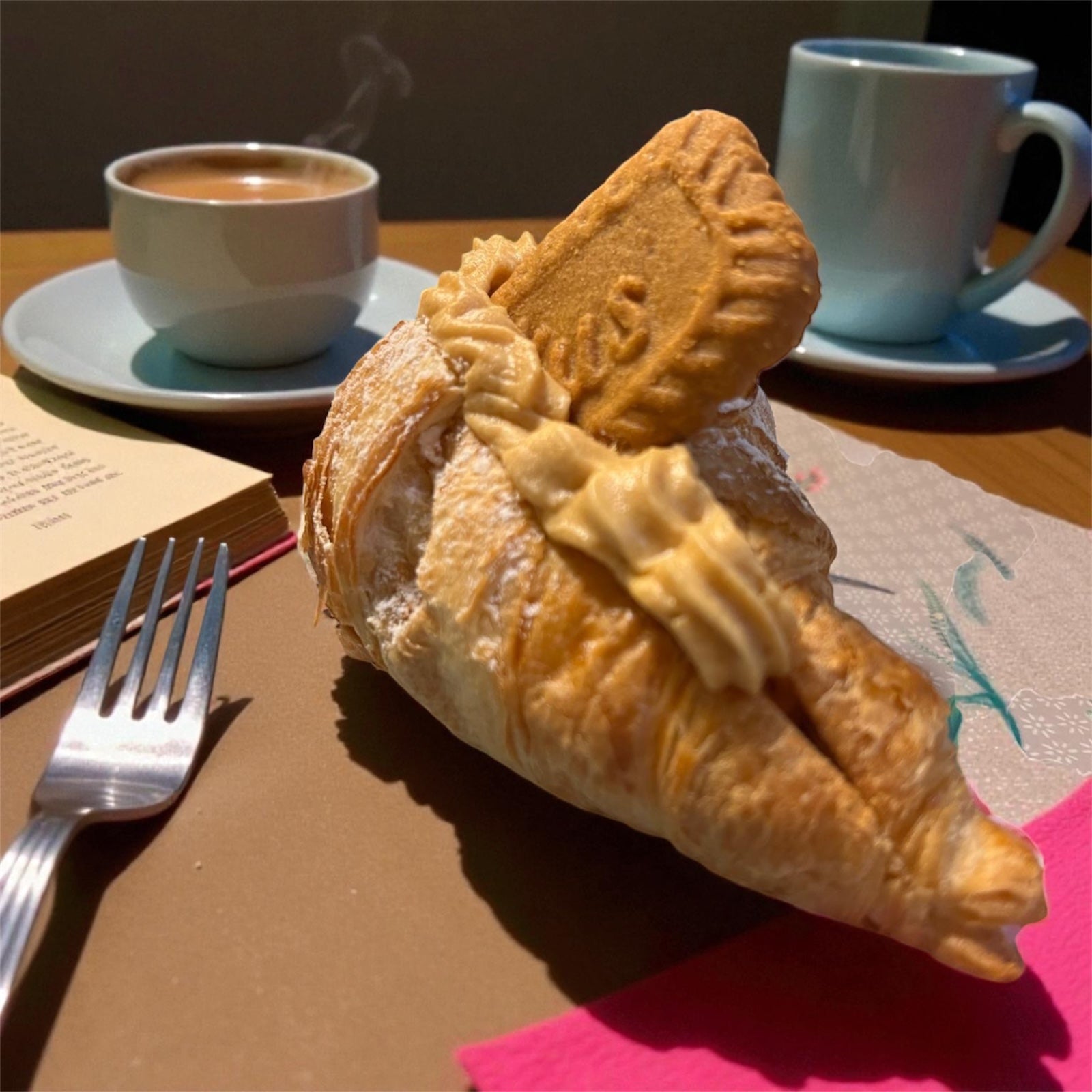 Biscoff croissant.