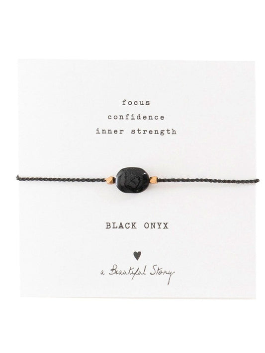 A Beautiful Story Bracelet Black Onyx