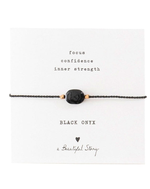 A Beautiful Story Bracelet Black Onyx