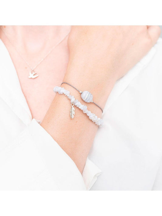 A Beautiful Story Bracelet Blue Lace Agate