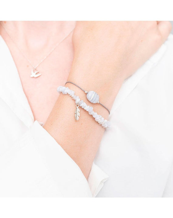A Beautiful Story Bracelet Blue Lace Agate