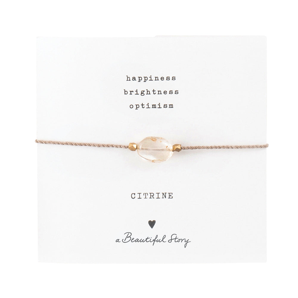 A Beautiful Story Bracelet Citrine