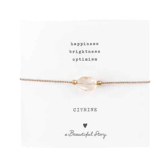 A Beautiful Story Bracelet Citrine