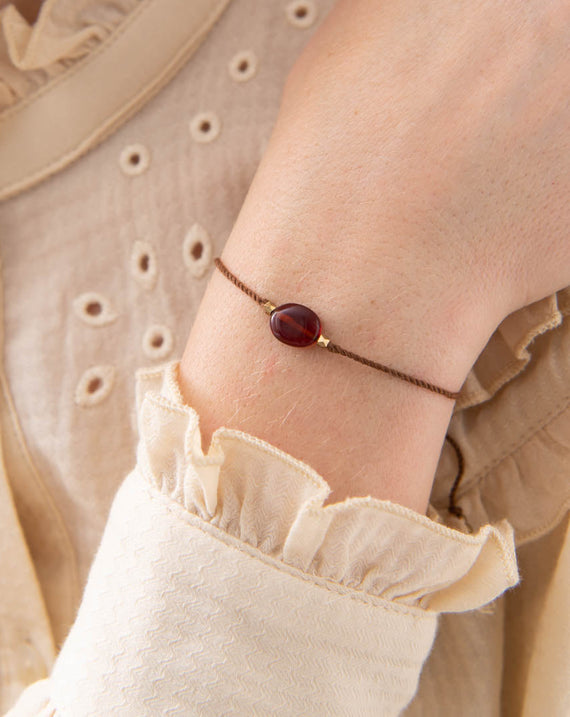 A Beautiful Story Bracelet Garnet