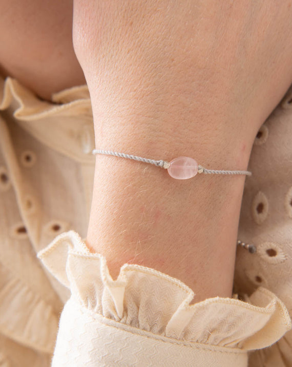 A Beautiful Story Bracelet Rose Quartz