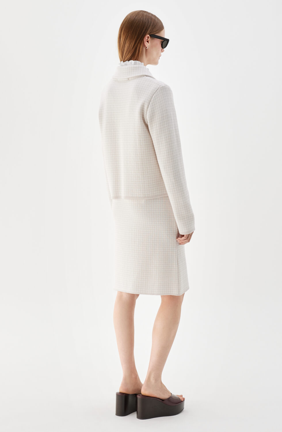 Busnel Maxinelle Jacket Jacquart Pepita Light Rose