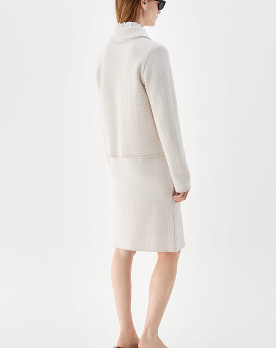 Busnel Maxinelle Jacket Jacquart Pepita Light Rose
