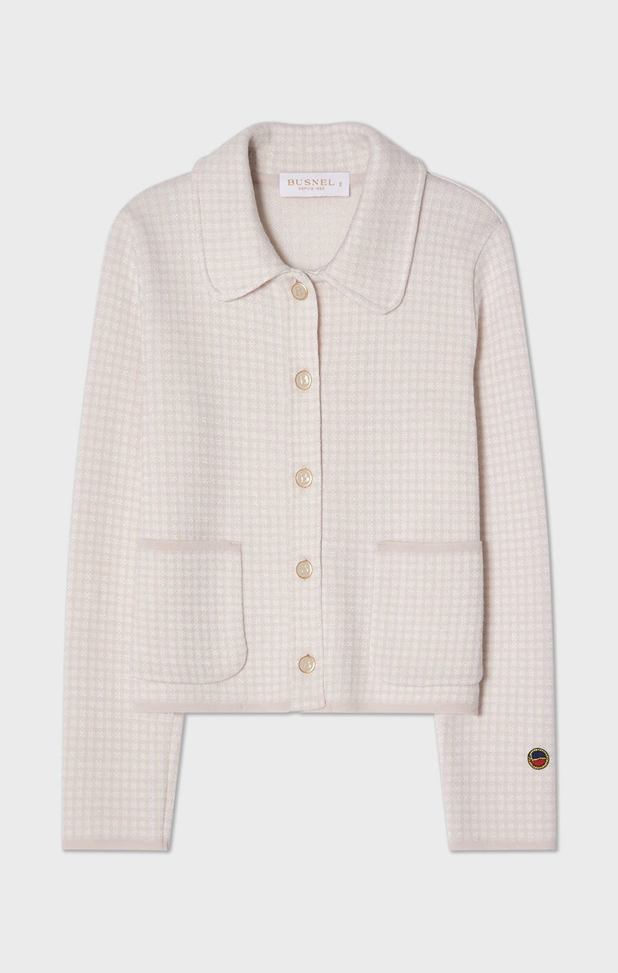 Busnel Maxinelle Jacket Jacquart Pepita Light Rose